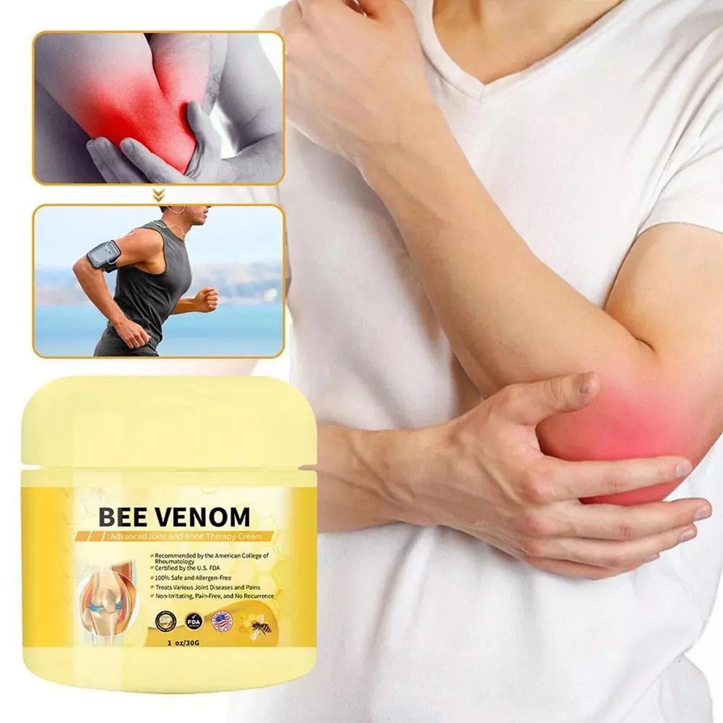 Bee Venom Pain Relief Bone Healing Cream ( Pack Of 2 )