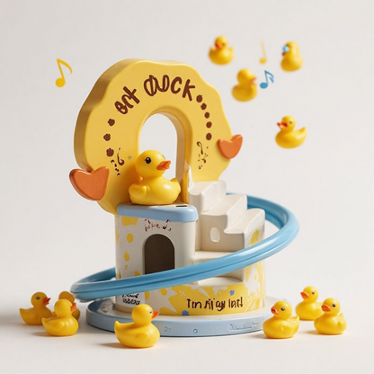 🐥 Small Duck Slide Toy Set – Musical Stair-Climbing Ducks 🛝🎶